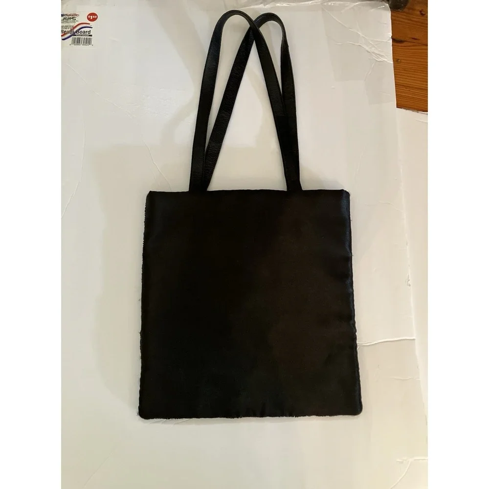 Chicos Purse Black Med  Bead Mirror‎ Shoulder bag Whimsigoth cottagecore
